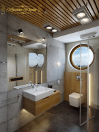 Beton architektoniczny w łazience