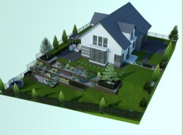 Projekt ogrodu w domu jednorodzinnym